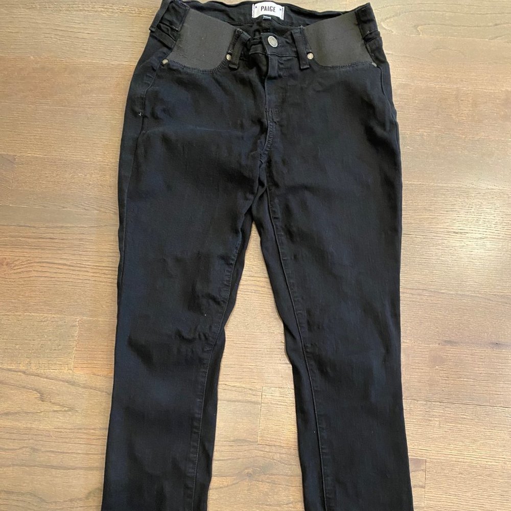 Paige Black Size 27 Maternity Jeans